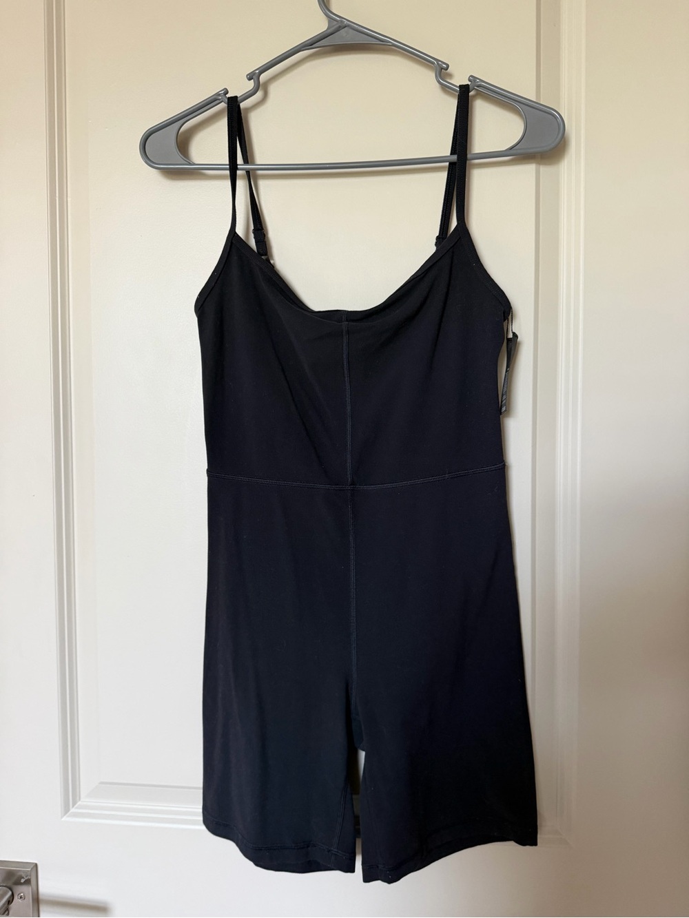 Wilfred Black Slimming Romper Slip with Adjustable Straps